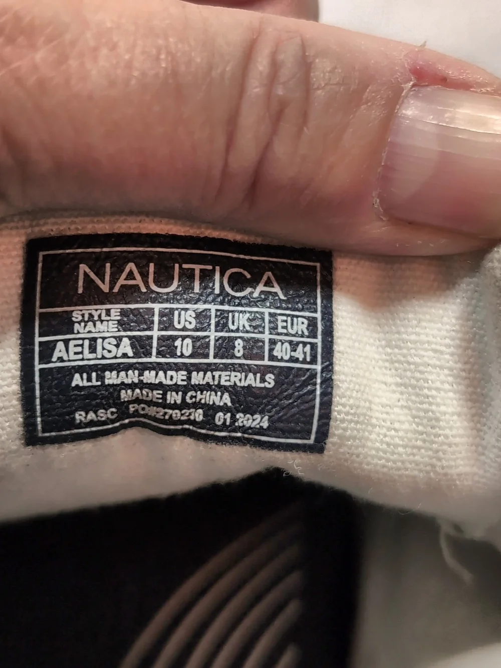 Nautica White Low-Top Leather Sneakers Aelisa